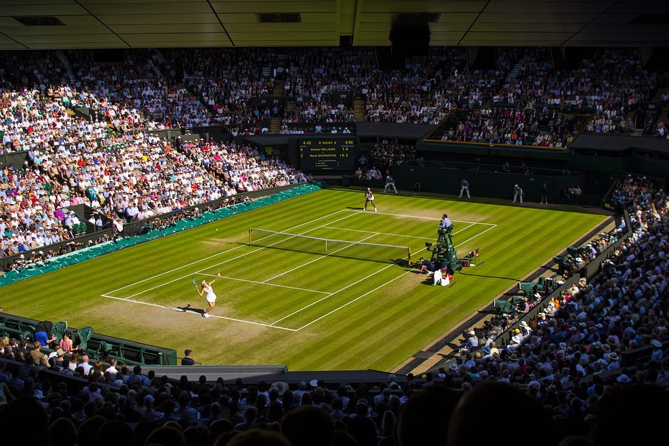 Um torneio de tênis maravilhoso, chamado Wimbledon! 
